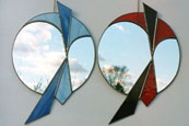 Abstract Round Mirror - M001
